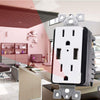 Decorative Electrical Socket with USB ports Outlet Hidden Camera