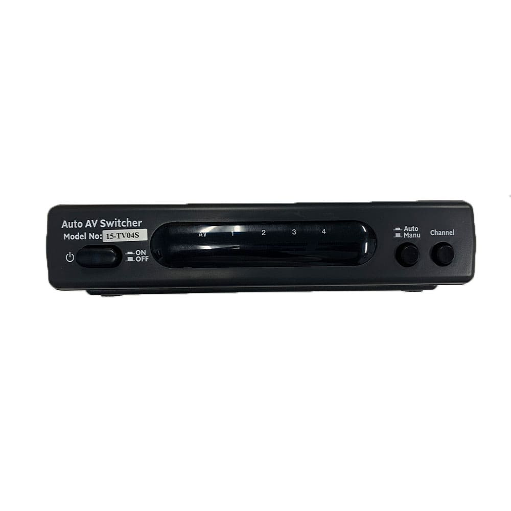 Automatic 4 Channel Audio & Video Switcher - CCTV - CLEARANCE - SSS Corp.# - variant_sku# - 4 Channel CCTV Camera and Sound Switcher