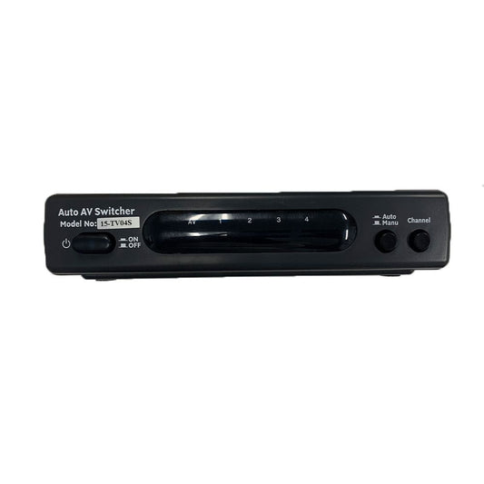 Automatic 4 Channel Audio & Video Switcher - CCTV - CLEARANCE - SSS Corp.# - variant_sku# - 4 Channel CCTV Camera and Sound Switcher