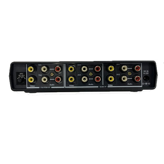 Automatic 4 Channel Audio & Video Switcher - CCTV - CLEARANCE - SSS Corp.# - variant_sku# - 4 Channel CCTV Camera and Sound Switcher