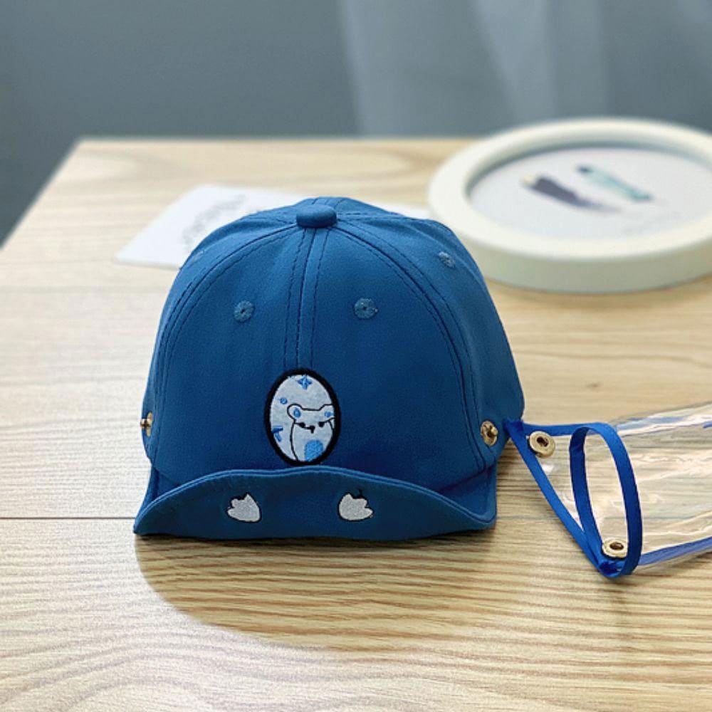 Baby Hat with Clear View Face Shield - Toddler Face Shield Mask - SSS Corp.# - variant_sku# - Baby & Toddler Face Shield Mask baseball Hat