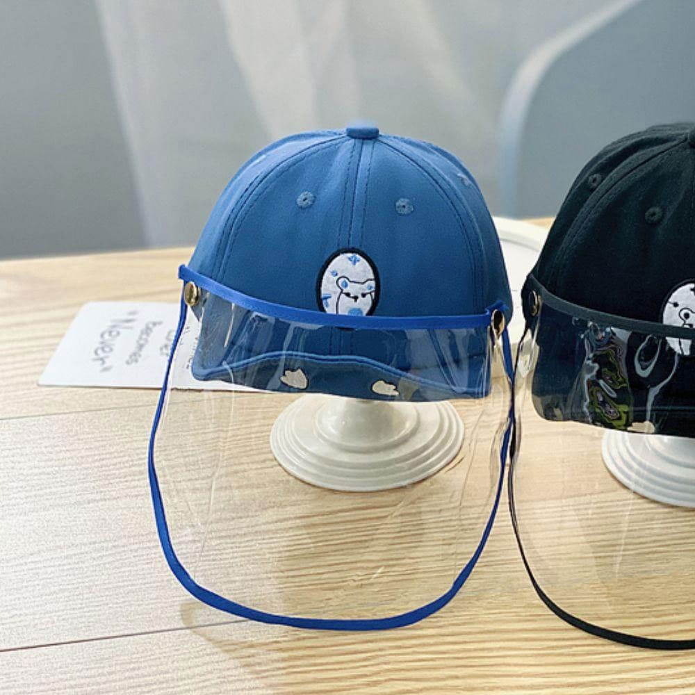 toddler hat with detachable face shield