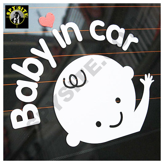 Baby in Car Vehicle Decal - SSS Corp.# - variant_sku# - Baby in Car Vehicle Decal