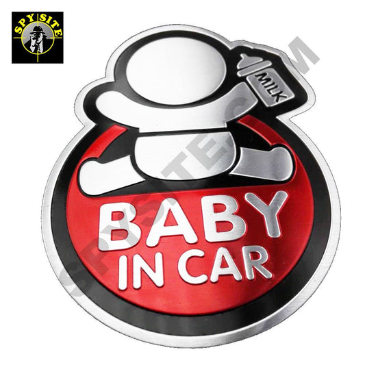 Baby in Car Vehicle Decal - SSS Corp.# - variant_sku# - Baby in Car Vehicle Decal