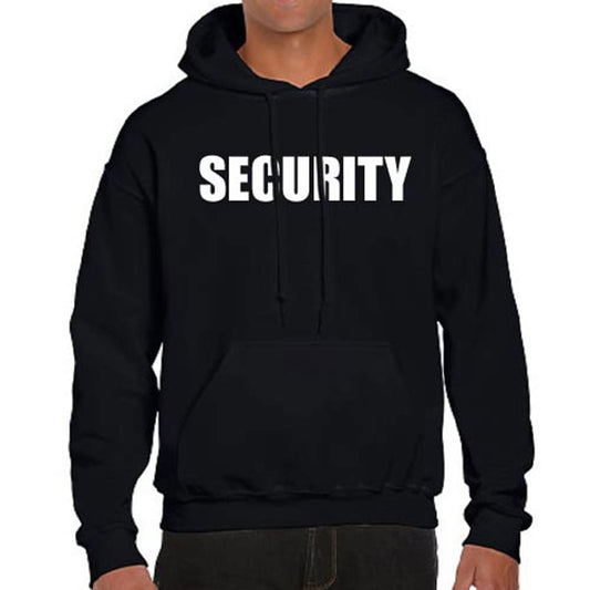 Black Security Hoodie Jacket with Pocket Uniform - SSS Corp.# - variant_sku# - Cotton Blend Black Security Hoodie Jacket with Pocket Uniform