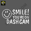 Bumper Sticker - Smile! You are on Dash Cam - SSS Corp.# - variant_sku# - Dash Camera Bumper Sticker