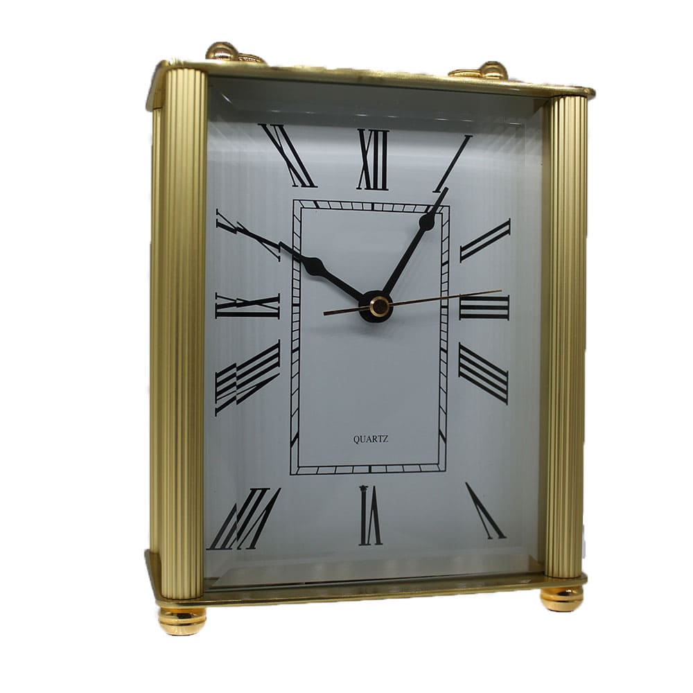 Carriage Tabletop Clock Hidden CCTV Camera - CLEARANCE - SSS Corp.# - variant_sku# - Carriage Clock Spy Camera