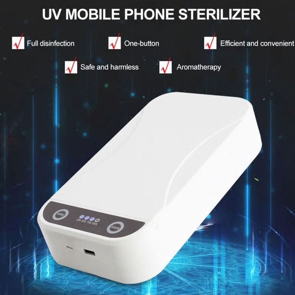 fast 3-minute UVC sterilizer for phones and personal items