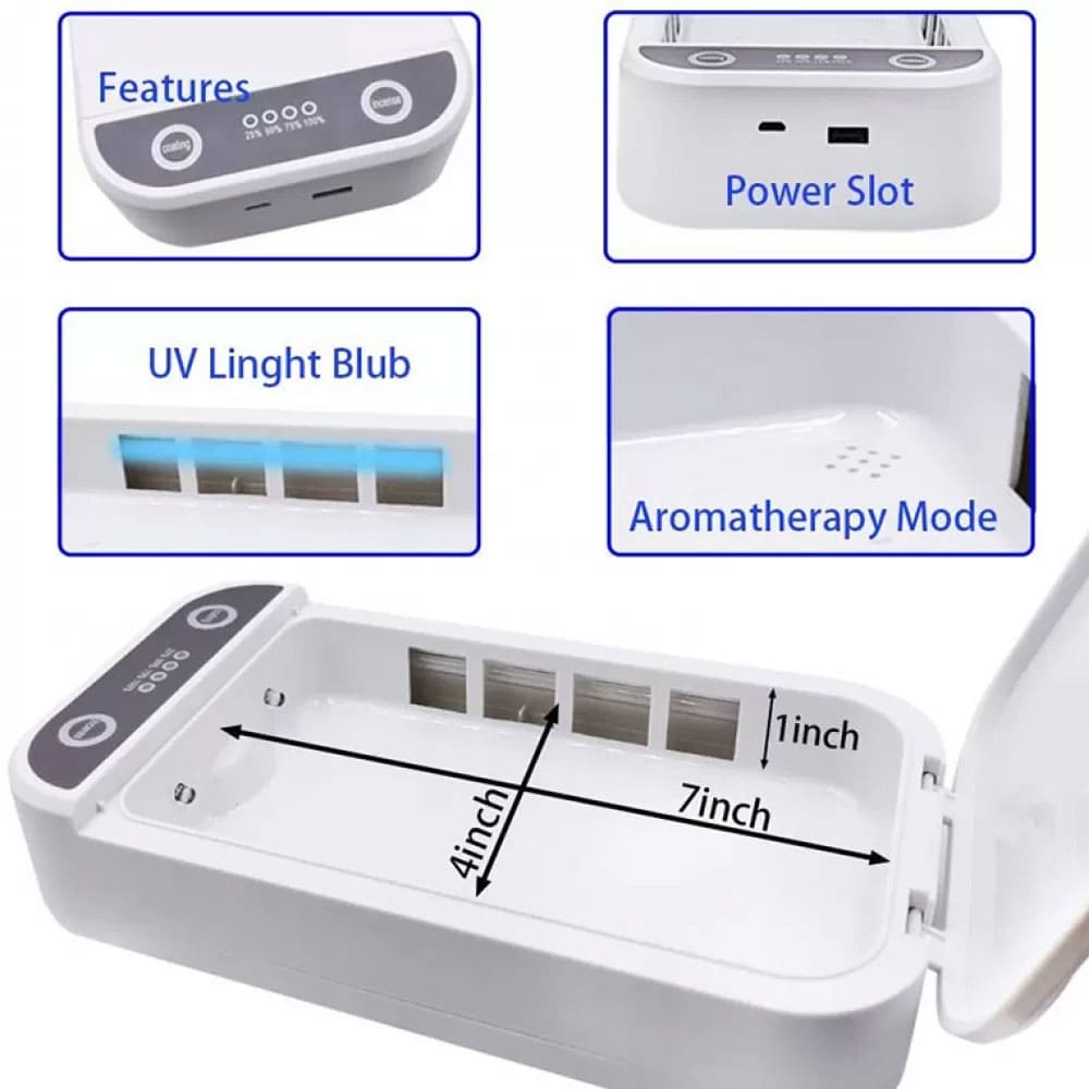 Cellphone and Keys UV Sanitizer Machine - SSS Corp.# - variant_sku# - Portable germ elimination