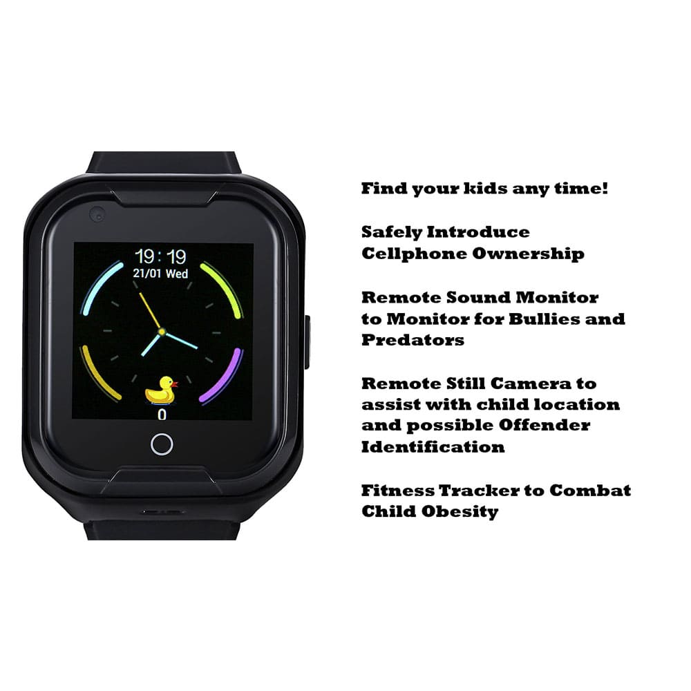 Child Safety 4G GPS Smart Watch – Use Anywhere in the Americas - SSS Corp.# - variant_sku# - GPS Tracking Watch with microphone for kids