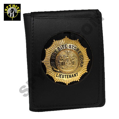 Convertible Flip - Out Badge Wallet & Case - SSS Corp.# - variant_sku# - round cut badge wallet