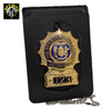 Convertible Flip - Out Badge Wallet &amp; Case - SSS Corp.# - variant_sku# - Oval cut badge wallet