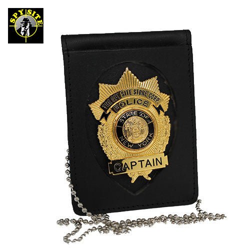 Convertible Flip - Out Badge Wallet & Case - SSS Corp.# - variant_sku# - Shield cut badge wallet