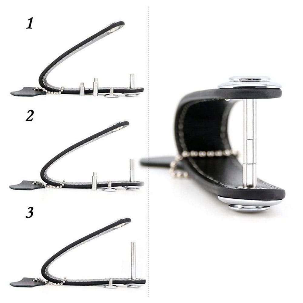 EDC keychain for holding flashlight, charger, or multitool