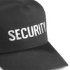 Embroidered Twill Black Security Hat - SSS Corp.# - variant_sku# - APP101217 - Embroidered - Twill - Black - Security - Hat