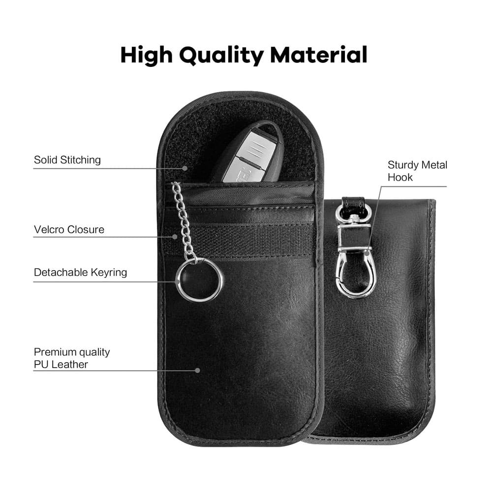 Faraday Bags - Block GPS - Bluetooth - Wifi - RFID and Protect KeyFobs - SSS Corp.# - variant_sku# - Effectively Bloc GPS - Bluetooth - Wi - Fi - RFID and Protect Key Fobs emp
