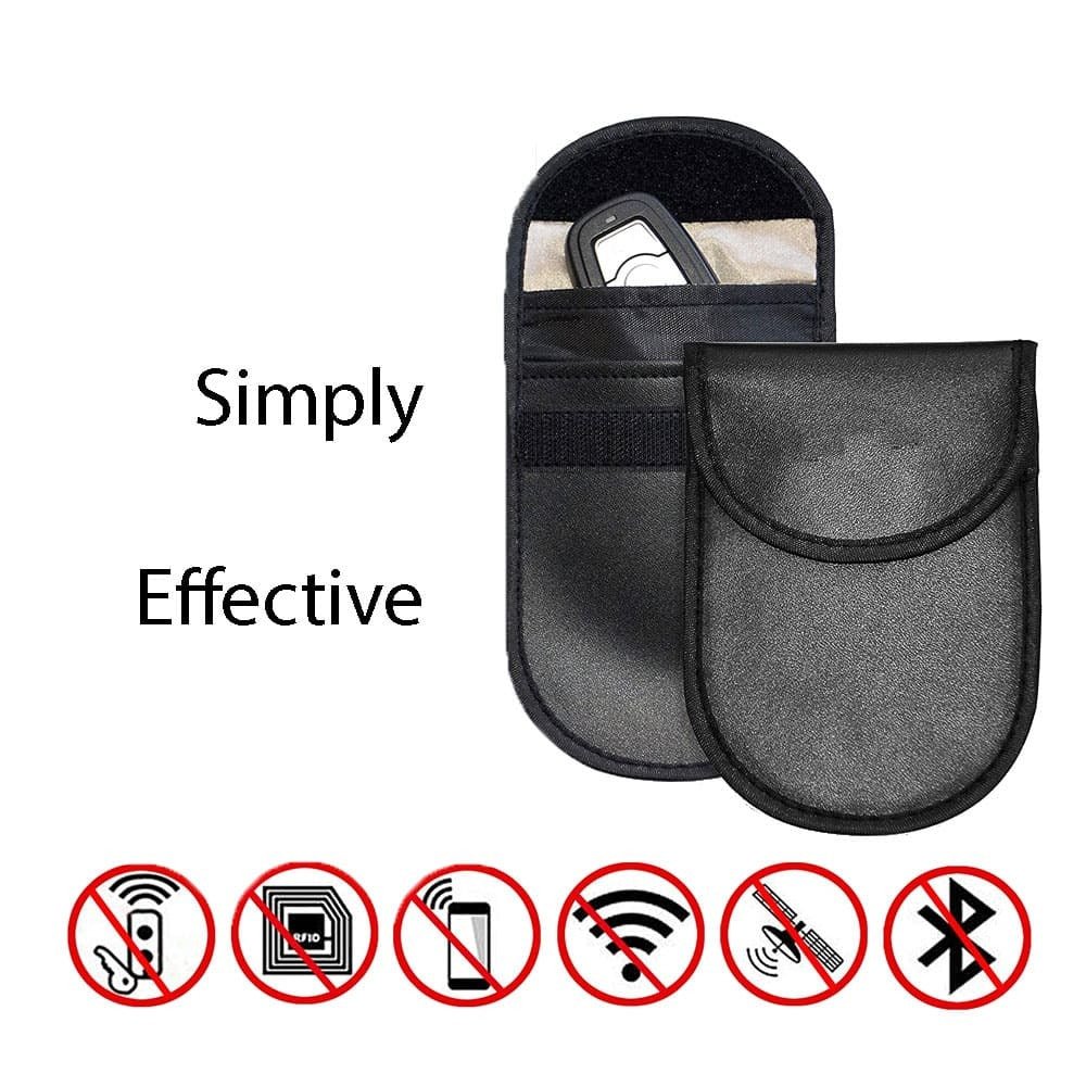 Faraday Bags - Block GPS - Bluetooth - Wifi - RFID and Protect KeyFobs - SSS Corp.# - variant_sku# - Effectively Bloc GPS - Bluetooth - Wi - Fi - RFID and Protect Key Fobs