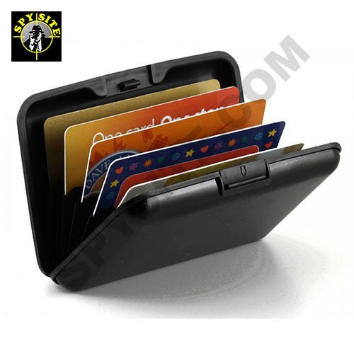 Hard Shell RFID Blocking Credit Card Aluminum Wallet - SSS Corp.# - variant_sku# - Identity theft protection - RFID Block