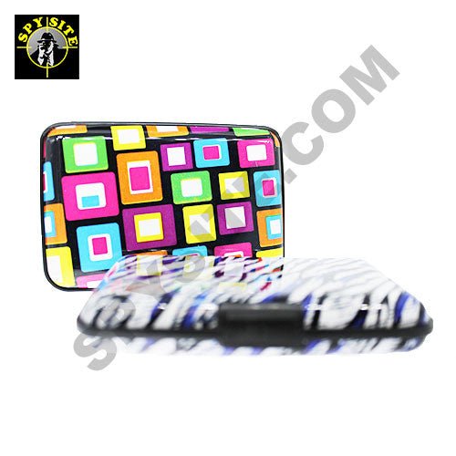 Hard Shell RFID Blocking Credit Card Aluminum Wallet - SSS Corp.# - variant_sku# - hard shell wallet