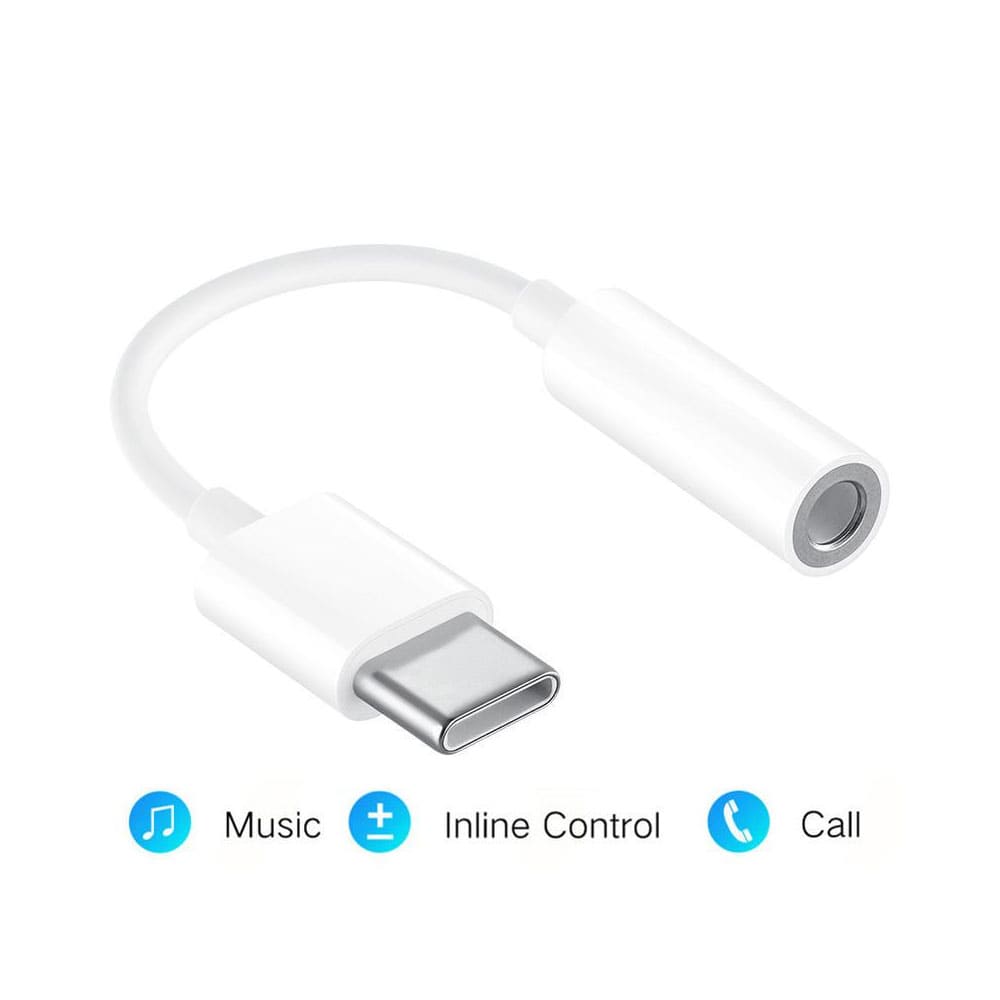 High quality 3.5mm headphones adapter for Android - SSS Corp.# - variant_sku# - type c adapter for headphones
