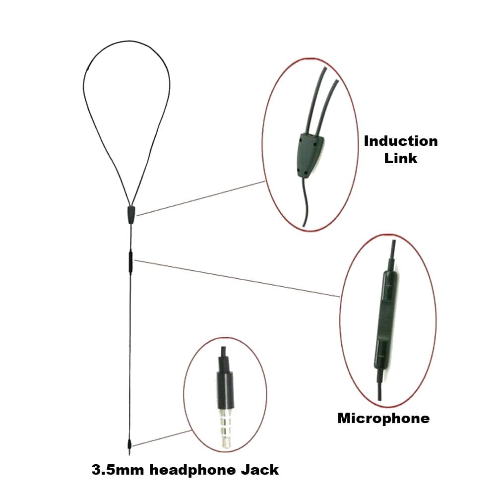 In - Ear Invisible Spy Microphone Two - Way Communication - SSS Corp.# - variant_sku# - induction headset for phone calls