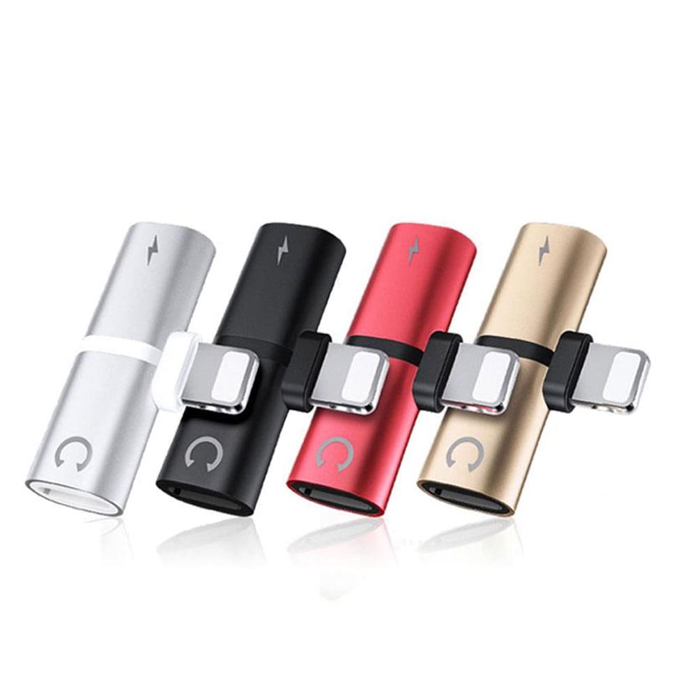 Cellphone Headphone Charger Splitter – iPhone Lightning Adapter
