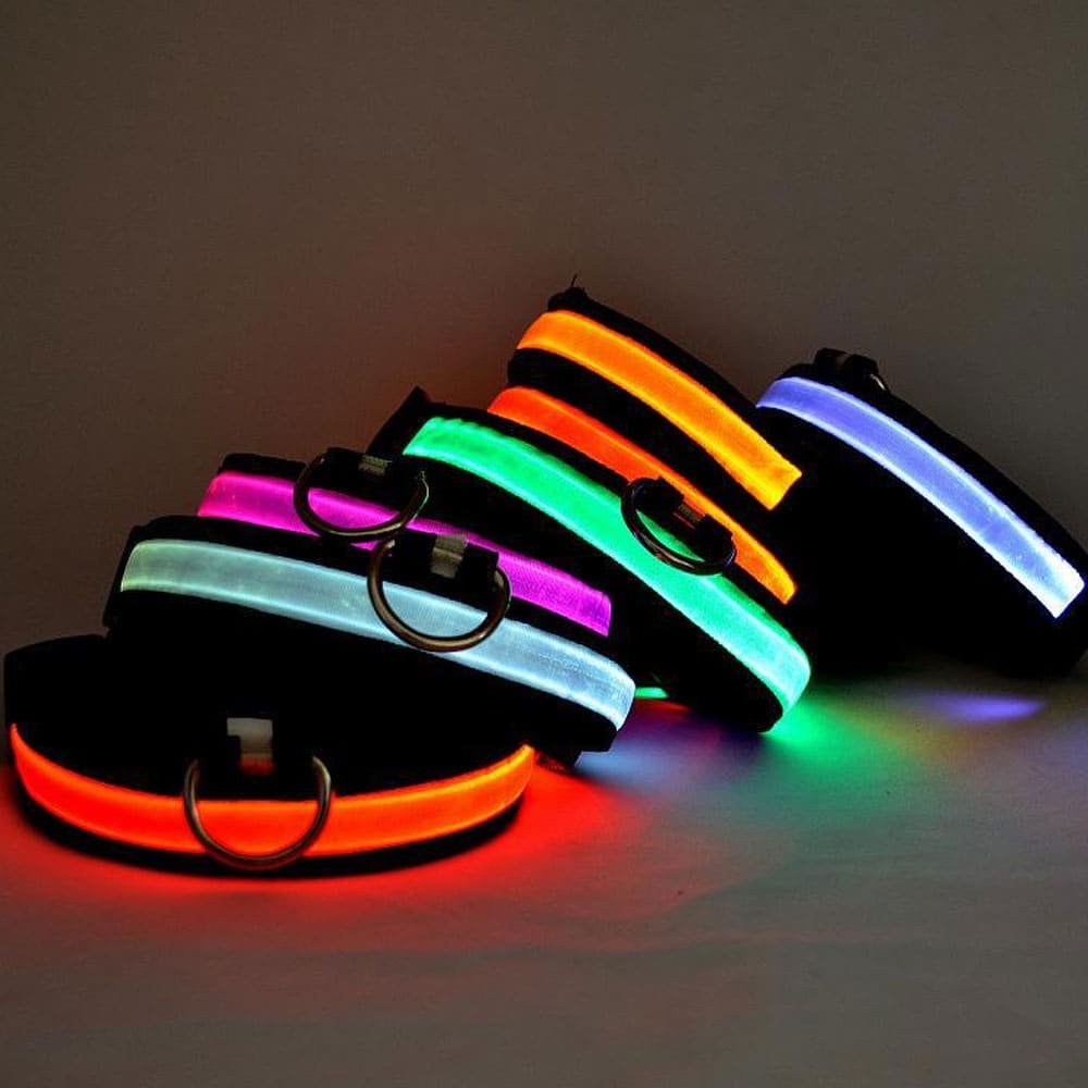 LED Dog Collar - Dog Walking Safe Collars for Pets - SSS Corp.# - variant_sku# - LED Pet Collar - Enhance Your Pet's Safety & Yours with Visibility