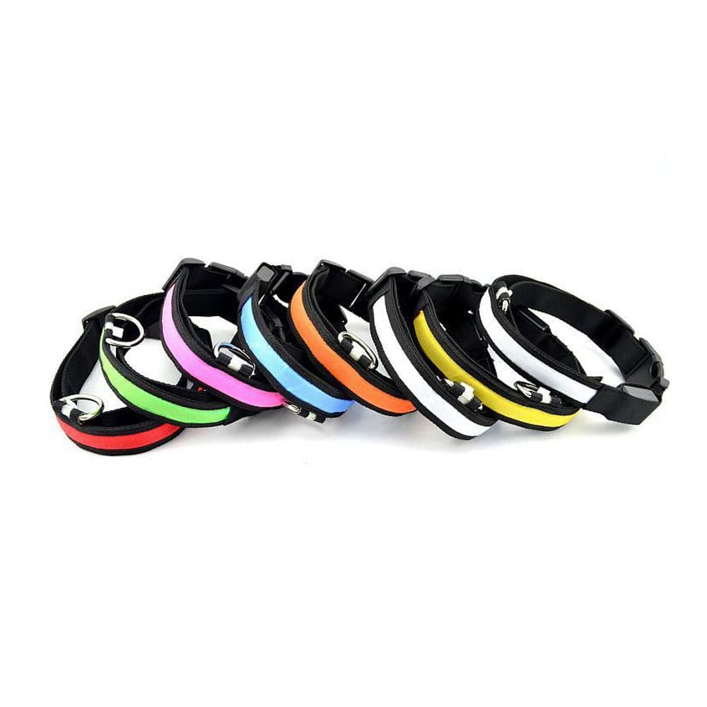 LED Dog Collar - Dog Walking Safe Collars for Pets - SSS Corp.# - variant_sku# - techno collar