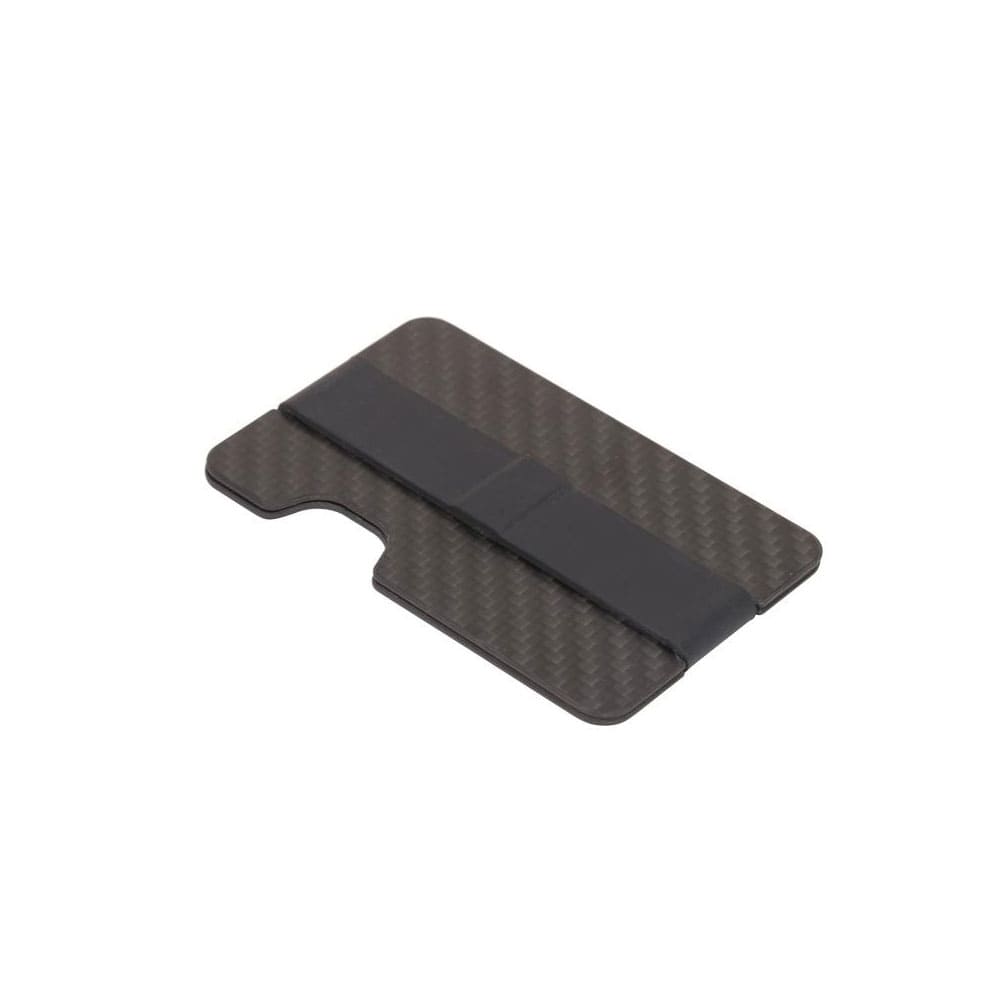 Men's Carbon Fiber Ultra Light Credit Card Wallet & Money Clip - SSS Corp.# - variant_sku# - minimalistic Money Clip RFID Blocking Wallet