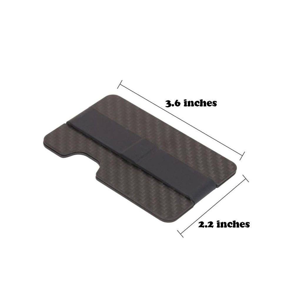 slim RFID wallet with expandable money clip for men