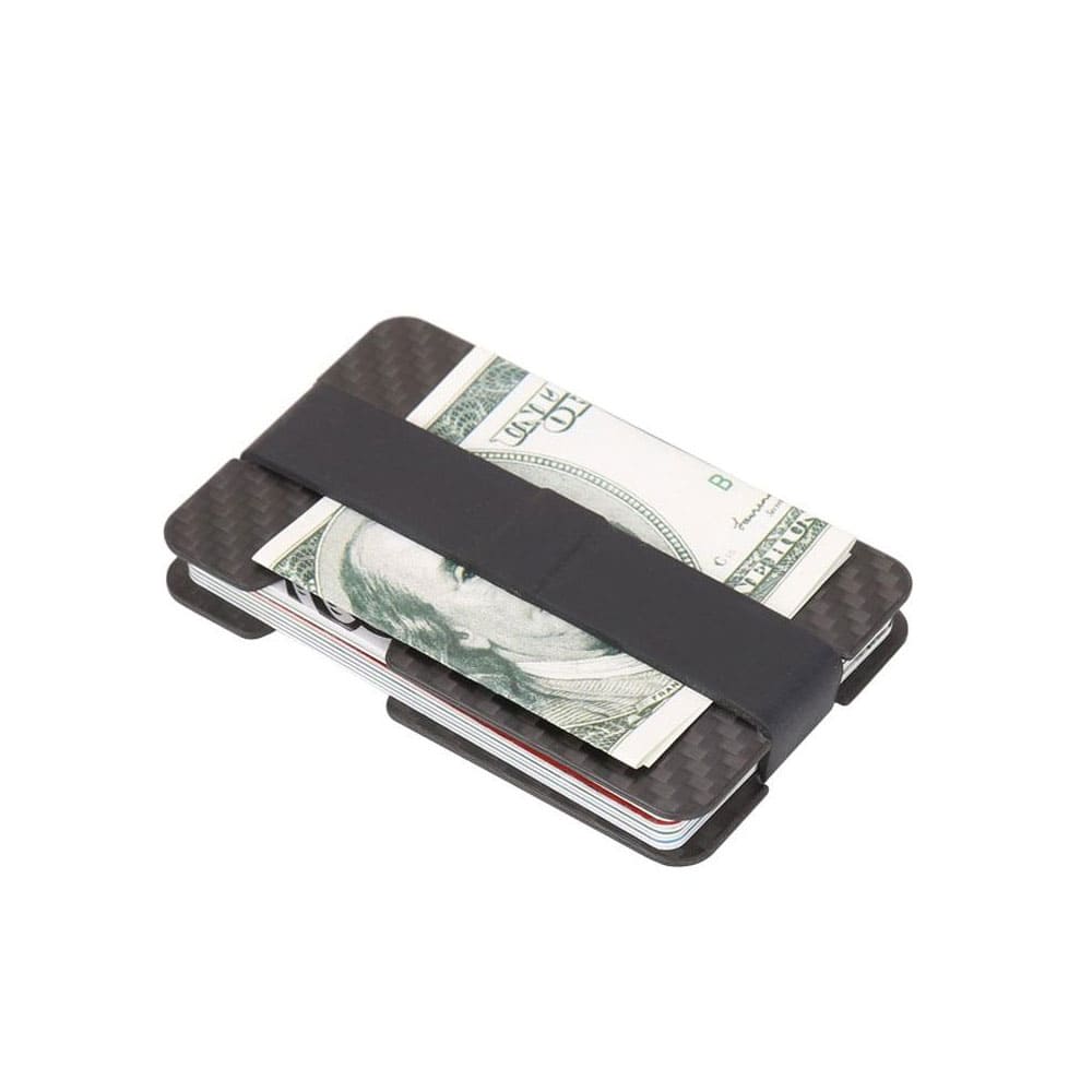 carbon fiber RFID wallet for credit card theft protection