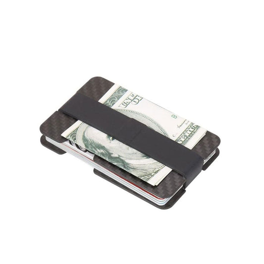 Men's Carbon Fiber Ultra Light Credit Card Wallet & Money Clip - SSS Corp.# - variant_sku# - Ultra Light Expandable Money Clip RFID Blocking Wallet
