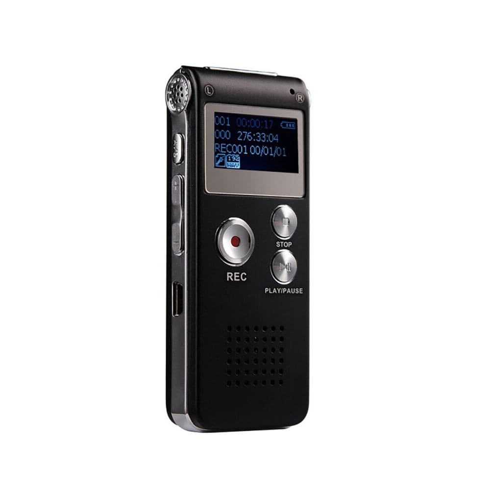 voice recorder with multiple kit options for call recording and surveillance
