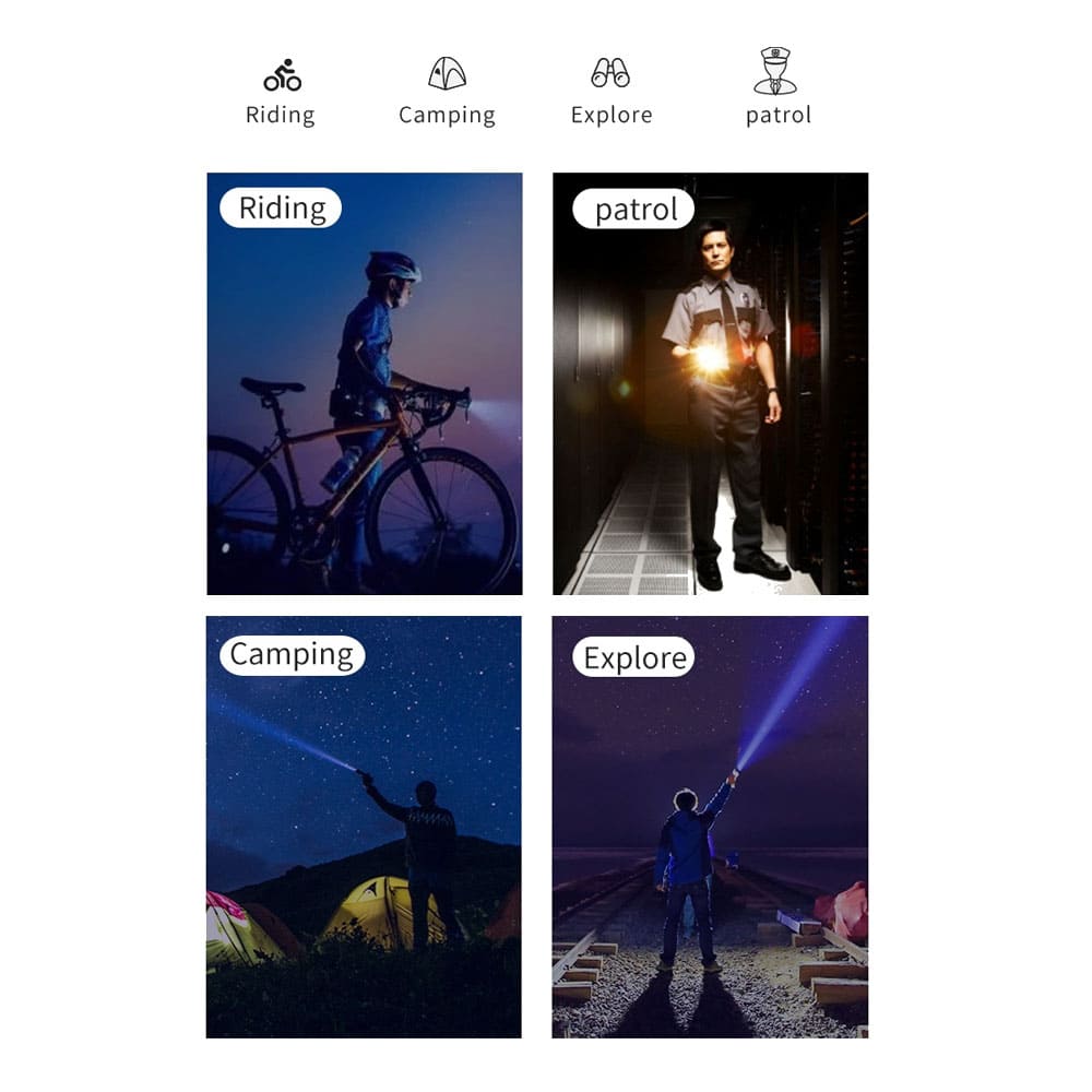 Multi - Function Flashlight Camera & Video Recorder - Wide Angle - SSS Corp.# - variant_sku# - Multi - Function Flashlight Camera & Video Recorder - Wide Angle