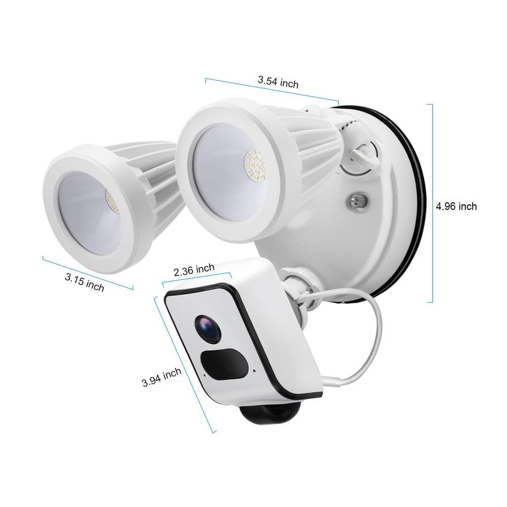 Outdoor WiFi Camera Floodlight with Intelligent Detection and Recording - SSS Corp.# - variant_sku# - Outdoor WiFi Camera Floodlight with Intelligent Detection and Recording