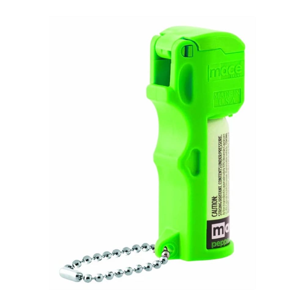 Pocket Size Keychain Defender Pepper Spray - SSS Corp.# - variant_sku# - Pocket Mace Pepper Spray green