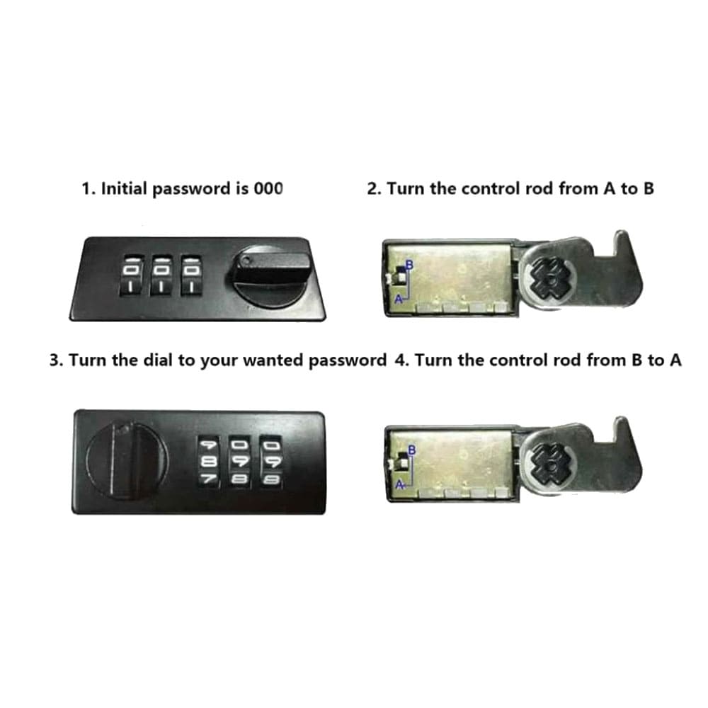 Portable Multi Purpose Combination Safe - SSS Corp.# - variant_sku# - Portable Multi Purpose Combination Pistol Safe
