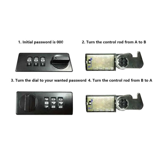 Portable Multi Purpose Combination Safe - SSS Corp.# - variant_sku# - Portable Multi Purpose Combination Pistol Safe