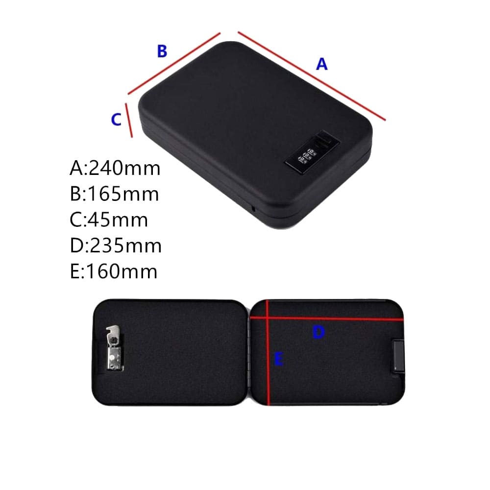 Portable Multi Purpose Combination Safe - SSS Corp.# - variant_sku# - Portable Multi Purpose Combination Money Safe