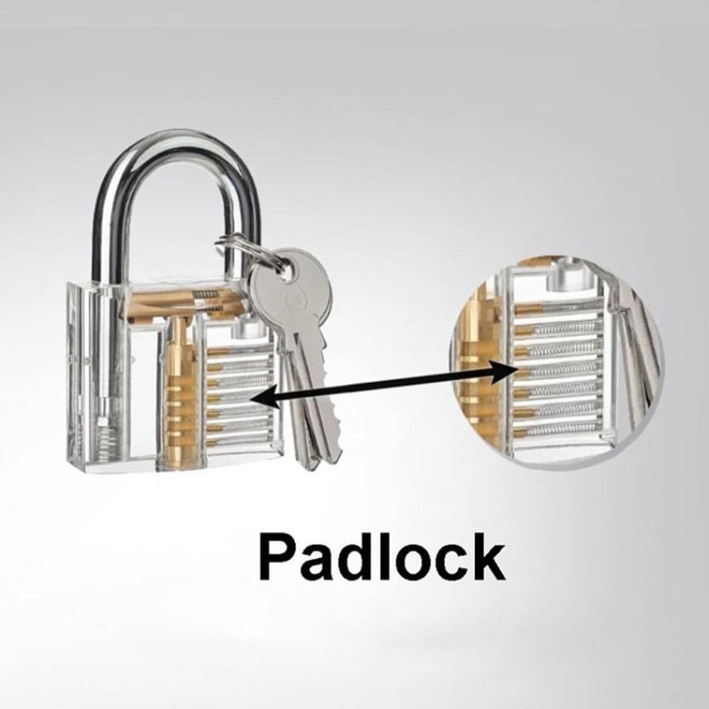 Practice Locks to Learn Lock Picking - SSS Corp.# - variant_sku# - Visual Practice Lock padlock