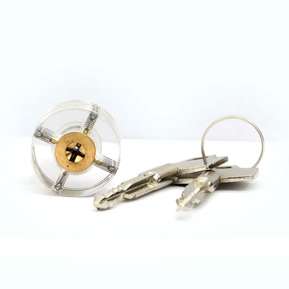 Practice Locks to Learn Lock Picking - SSS Corp.# - variant_sku# - Visual Practice Lock Cross section