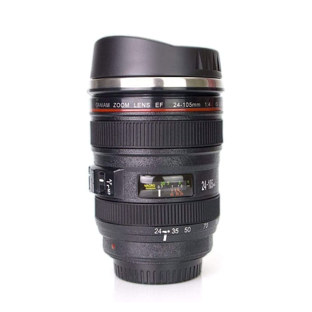 Professional Camera Lens Replica Coffee Cup Mug - Works as a safe too! - SSS Corp.# - variant_sku# - Professional Camera Lens Replica Coffee Cup Mug