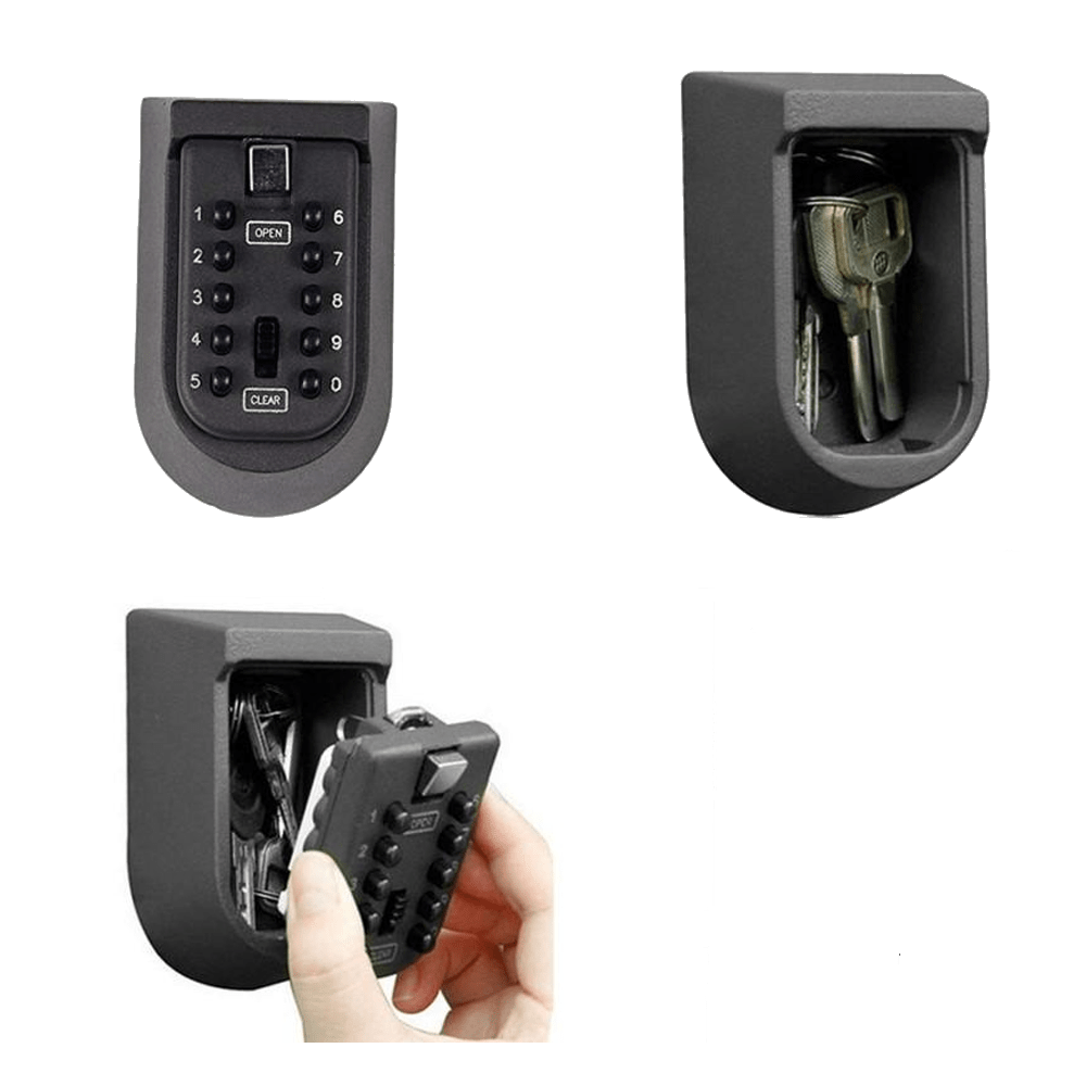 hidden safe for spare key storage outdoors