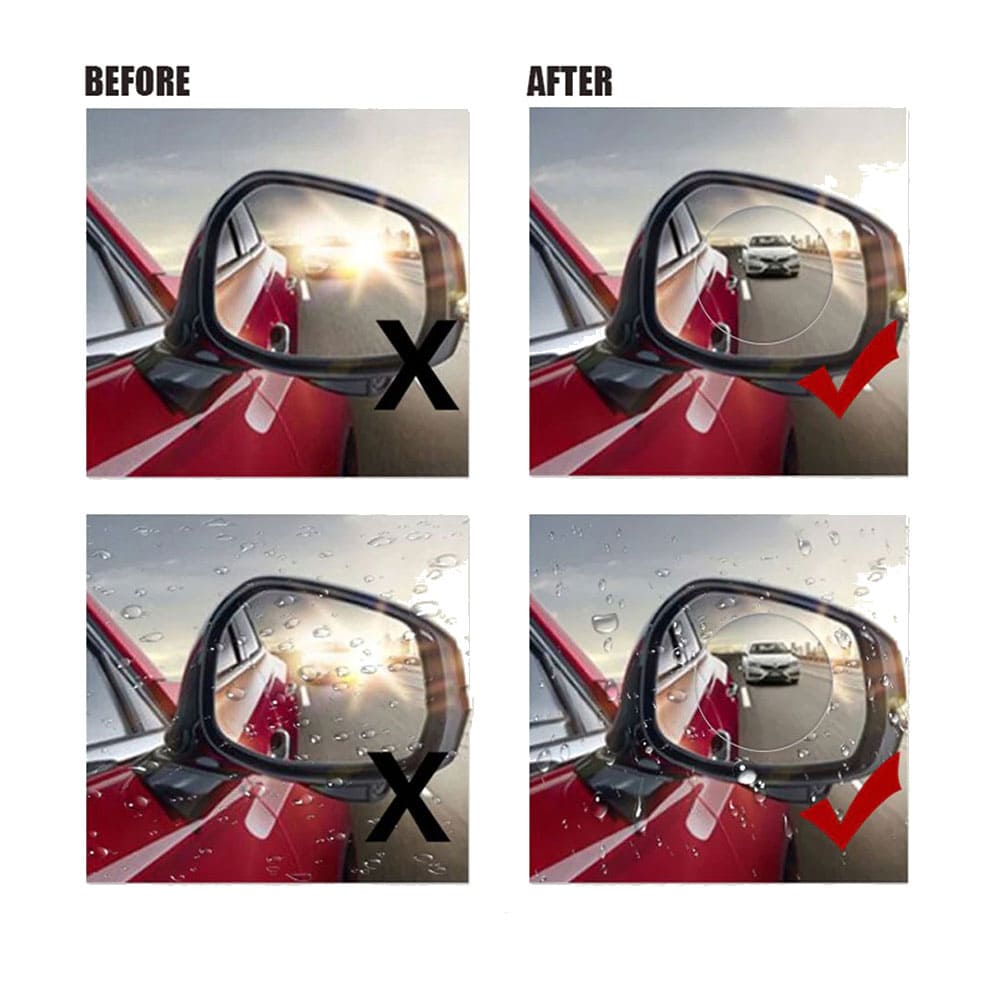 mirror defog film for car side mirrors