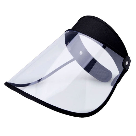 Re - Usable Clear View Face Shield - Personal Clear Hard Plastic Protection - SSS Corp.# - variant_sku# - hearing impaired face shield mask