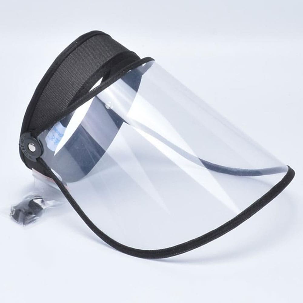 reusable protective face shield with clear visor