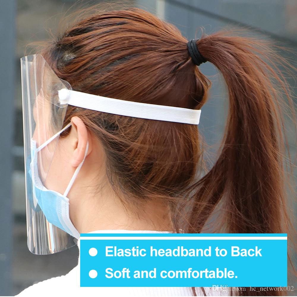 Re - Usable Face Shield - Personal Clear Plastic Protection - SSS Corp.# - variant_sku# - Re - Usable Face Shield - Personal Clear Plastic Protection