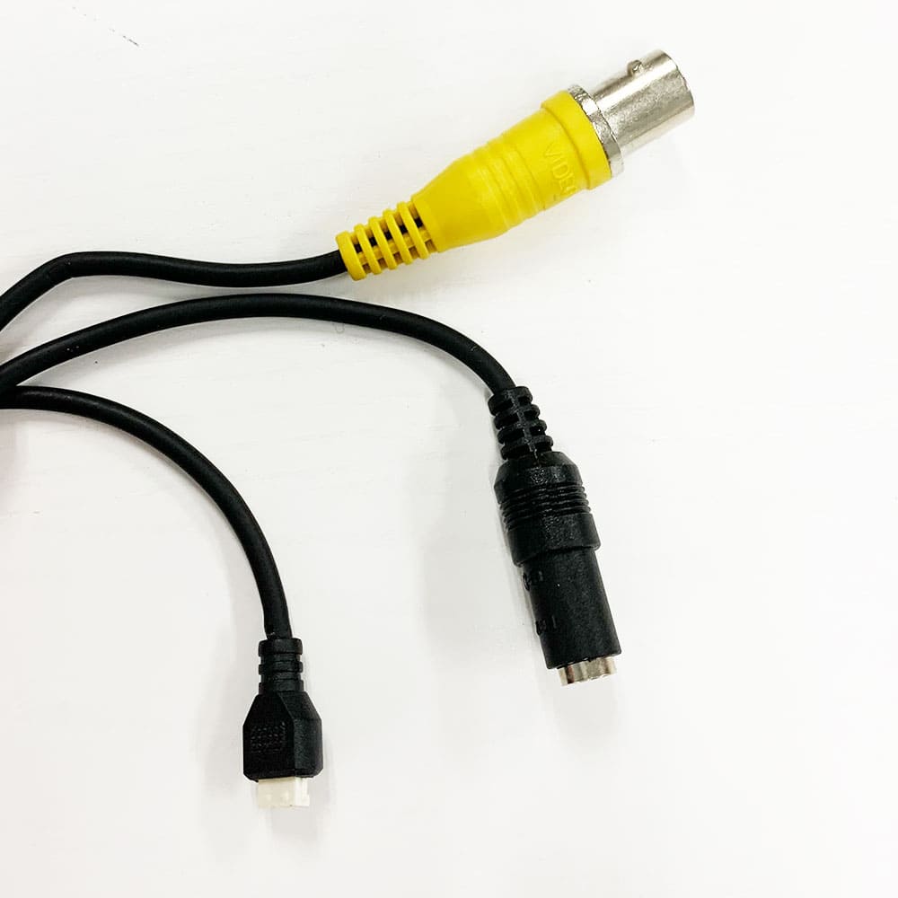 SONY 1/3" Monochrome KT&C Camera - Varifocal Lens - Korean CCTV CCD Camera - CLEARANCE - SSS Corp.# - variant_sku# - KPC - S400V CCTV Security Camera Harness