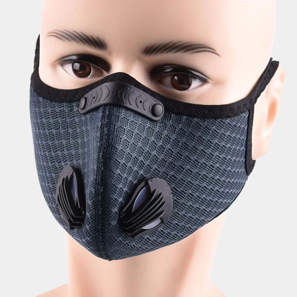 carbon filter mask for indoor and outdoor sports