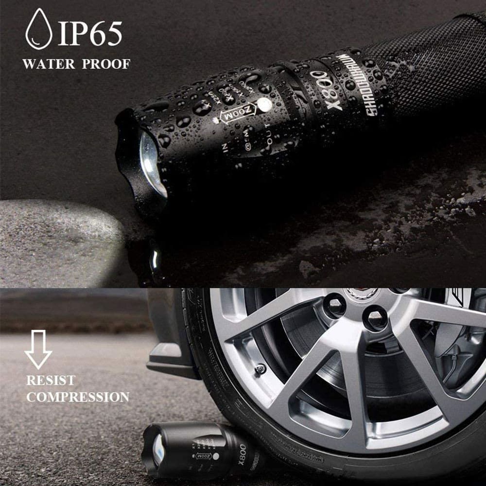 Super Bright Tactical Flashlight Kit - SSS Corp.# - variant_sku# - WATERPROOF FLASHLIGHT